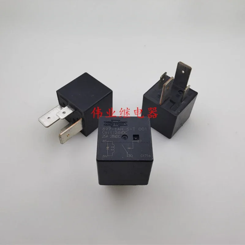 (Совершенно новое) 1 шт./лот 100% оригинальное подлинное реле: 897-1AH-S-T-001 24VDC автомобильное реле 25 А 4 контакта
(Совершенно новое) 1 шт./лот 100% оригинальное подлинное реле: 897-1AH-S-T-001 24VDC автомобильное реле 25 А 4 контакта