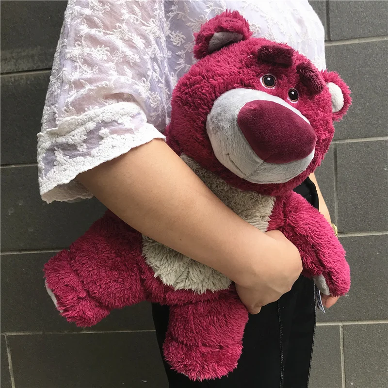 Бесплатная доставка, плюшевая игрушка Disney Toy Story Lotso Strawberry Bear, супермягкая кукла с наполнителем из полипропиленового хлопка, подарок на день рождения для детей и девочек
Бесплатная доставка, плюшевая игрушка Disney Toy Story Lotso Strawberry Bear, супермягкая кукла с наполнителем из полипропиленового хлопка, подарок на день рождения для детей и девочек
