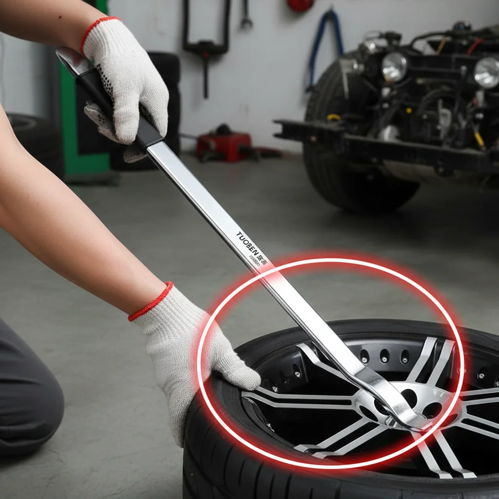 Steel Tire Pry Bar Tool Portable Tire Changer Lever for Car Motorcycle Trailer Tire Removal Installation Repair Accessory
Steel Tire Pry Bar Tool Portable Tire Changer Lever for Car Motorcycle Trailer Tire Removal Installation Repair Accessory