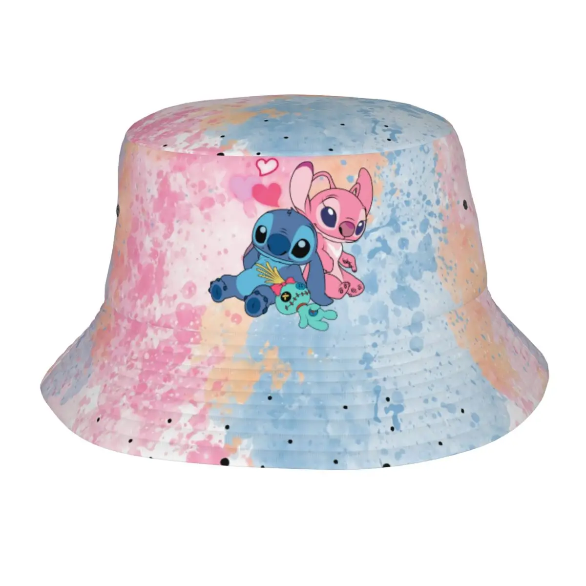 Custom Cute Stitchs And Angel In Love Anime Bucket Hat Women Men Fashion Summer Outdoor Sun Fisherman Cap
Custom Cute Stitchs And Angel In Love Anime Bucket Hat Women Men Fashion Summer Outdoor Sun Fisherman Cap