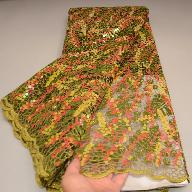 Latest Sequins Lace Fabric 5 Yards High Quality Nigerian Wedding Asoebi French Tulle Lace Material TS1888
Latest Sequins Lace Fabric 5 Yards High Quality Nigerian Wedding Asoebi French Tulle Lace Material TS1888