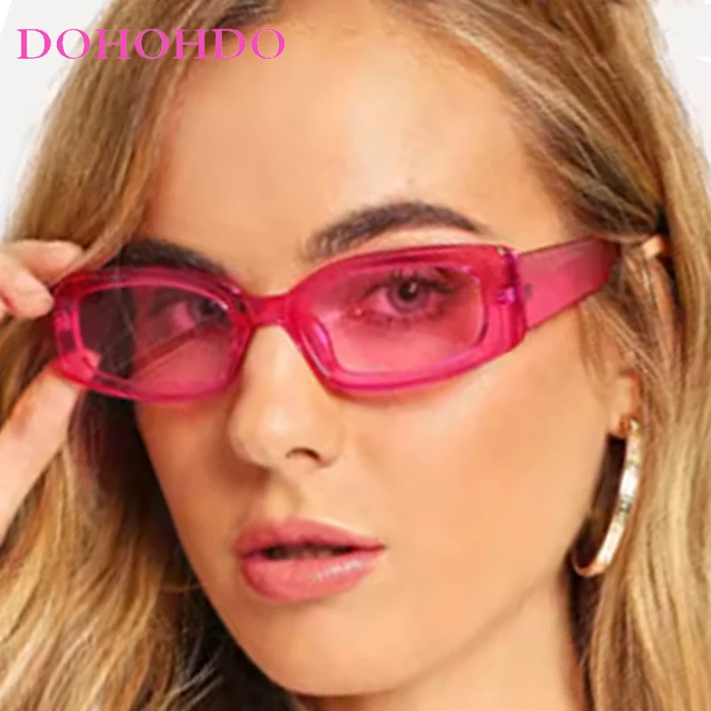 DOHOHDO Fashion Small Sunglasses Women Men Trendy Vintage Brand Designer Hip Hop Rectangle Green Glasses Female Eyewear UV400
DOHOHDO Fashion Small Sunglasses Women Men Trendy Vintage Brand Designer Hip Hop Rectangle Green Glasses Female Eyewear UV400