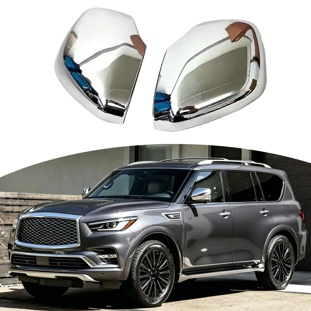 2PCS Replaced Rear Door Mirror Cover Fits For Infiniti QX80 QX56 2011-2024 Carbon Fiber Print or Silver Finish
2PCS Replaced Rear Door Mirror Cover Fits For Infiniti QX80 QX56 2011-2024 Carbon Fiber Print or Silver Finish