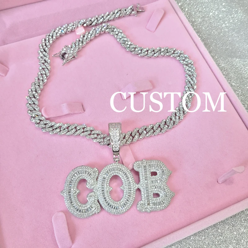Custom Name Necklace Zirconia Baguette Letters with 9MM Cuban Chain Hip Hop Necklaces For Men Women Hip Hop Jewelry
Custom Name Necklace Zirconia Baguette Letters with 9MM Cuban Chain Hip Hop Necklaces For Men Women Hip Hop Jewelry