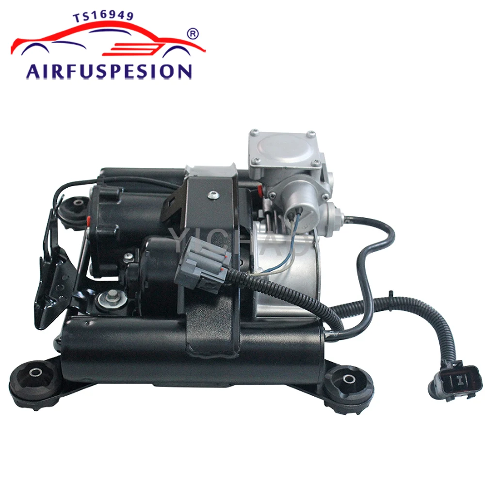 Компрессор пневмоподвески с кронштейном для Land Rover Range Rover L322 2006-2012, номера деталей: LR025111, LR011839, LR041777, RQG500100
Компрессор пневмоподвески с кронштейном для Land Rover Range Rover L322 2006-2012, номера деталей: LR025111, LR011839, LR041777, RQG500100