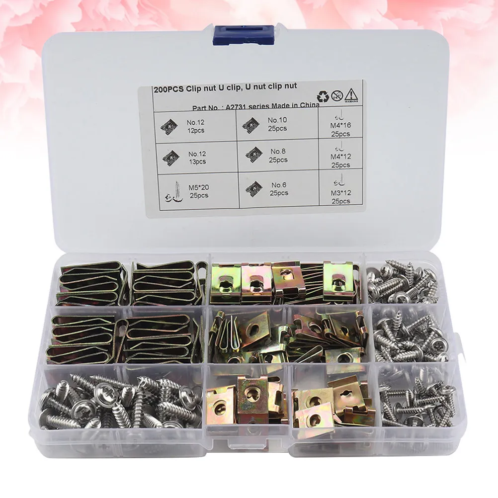 480pcs U Nut Fastener Manganese Steel Spire U Clip For Car Trim Panel Bumper Wire Fixing Motorcycle Bodywork Chassis Parts
480pcs U Nut Fastener Manganese Steel Spire U Clip For Car Trim Panel Bumper Wire Fixing Motorcycle Bodywork Chassis Parts
