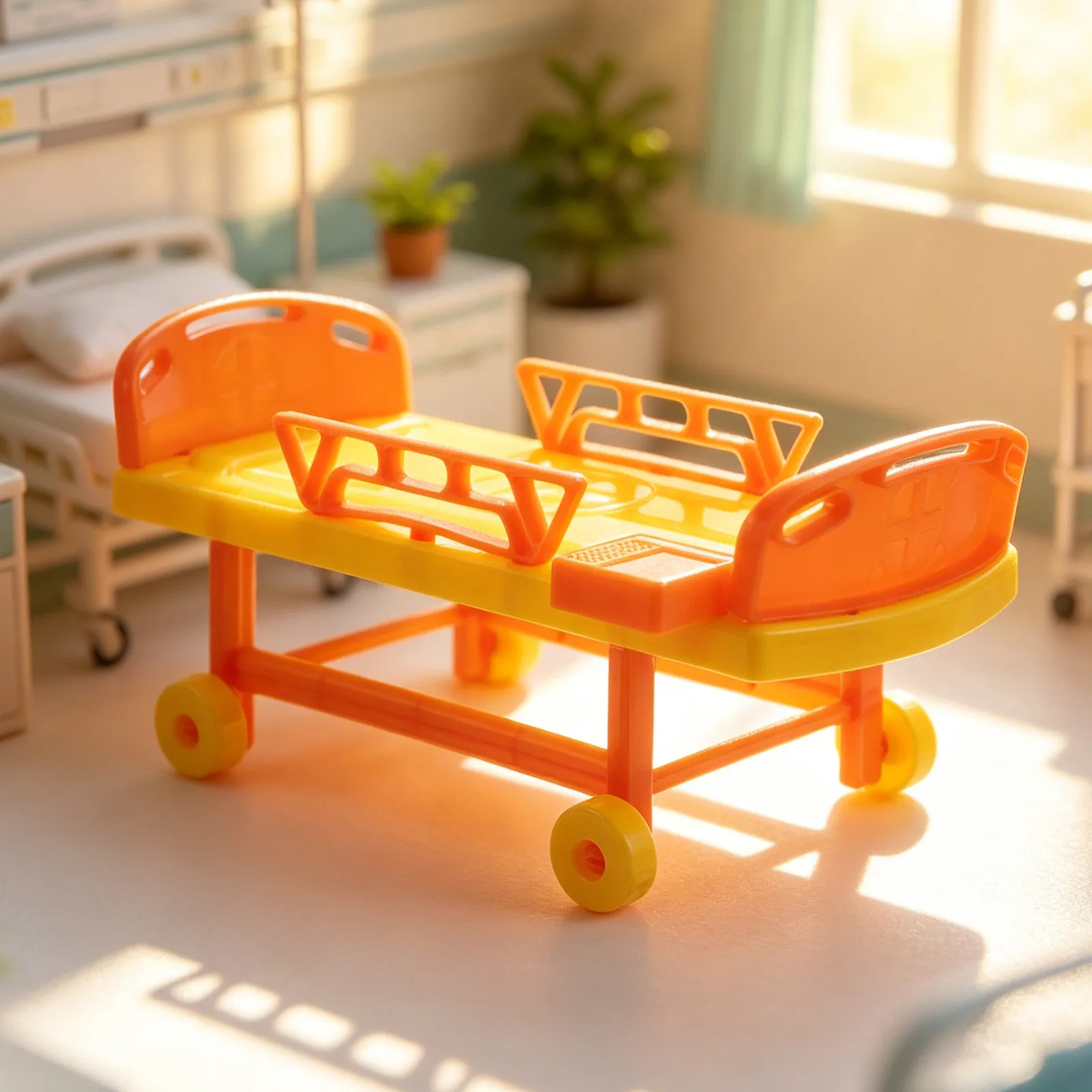 Children's Doctor Kit Realistic Hospital Bed with Movable Rails Adjustable Role Play Set
Children's Doctor Kit Realistic Hospital Bed with Movable Rails Adjustable Role Play Set