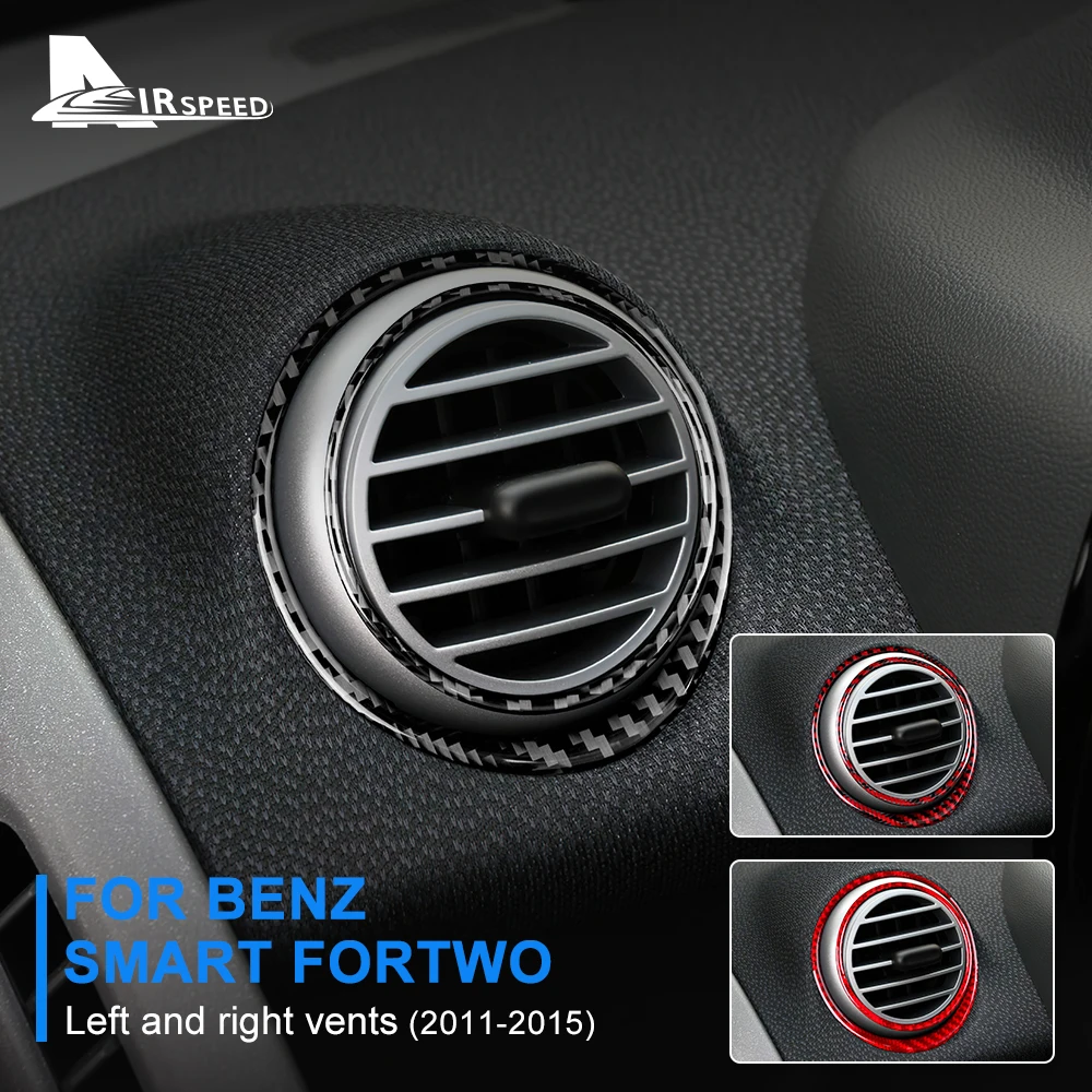 Наклейка AIRSPEED для Mercedes Benz Smart Fortwo 2011-2015, автомобильные вентиляционные отверстия из настоящего углеродного волокна, аксессуары для интерьера
Наклейка AIRSPEED для Mercedes Benz Smart Fortwo 2011-2015, автомобильные вентиляционные отверстия из настоящего углеродного волокна, аксессуары для интерьера