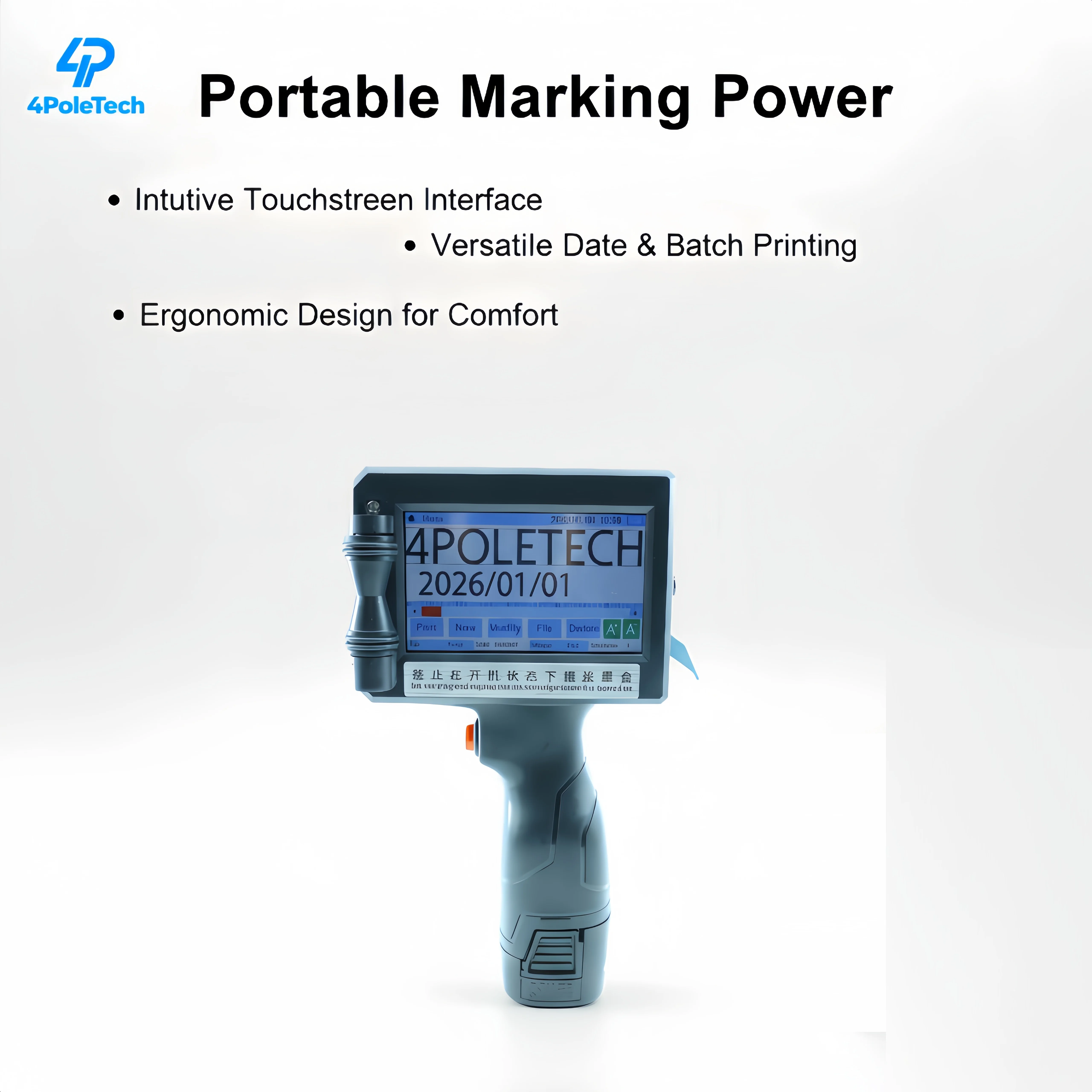 Handheld Tij Inkjet Printer Fast Dry Ink For Flex Packaging Counter Expiry/Batch Number Wall Printing Machine
Handheld Tij Inkjet Printer Fast Dry Ink For Flex Packaging Counter Expiry/Batch Number Wall Printing Machine
