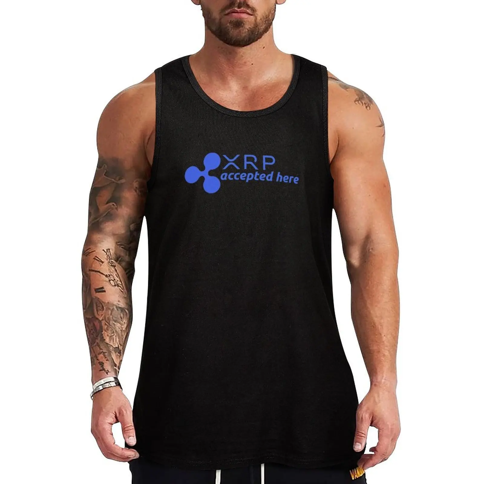XRP Accepted Here - Cryptocurrency Tank Top Athletic Sleeveless Shirt Gym Workout Quick Dry Tank Top
XRP Accepted Here - Cryptocurrency Tank Top Athletic Sleeveless Shirt Gym Workout Quick Dry Tank Top