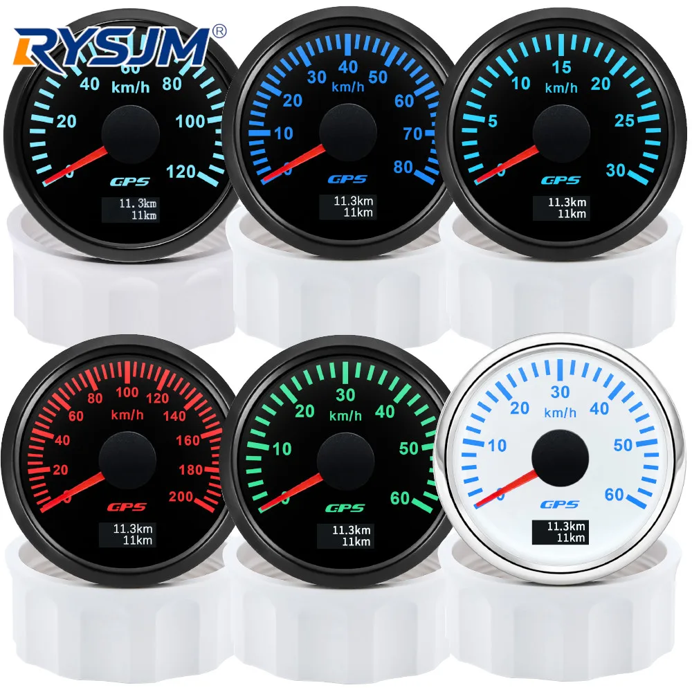 Waterproof 52MM GPS Speedometer 200km/h 120km/h 60 km/h Speed Odometer with Antenna 7 Colors Light Universal For Car Boat Marine
Waterproof 52MM GPS Speedometer 200km/h 120km/h 60 km/h Speed Odometer with Antenna 7 Colors Light Universal For Car Boat Marine