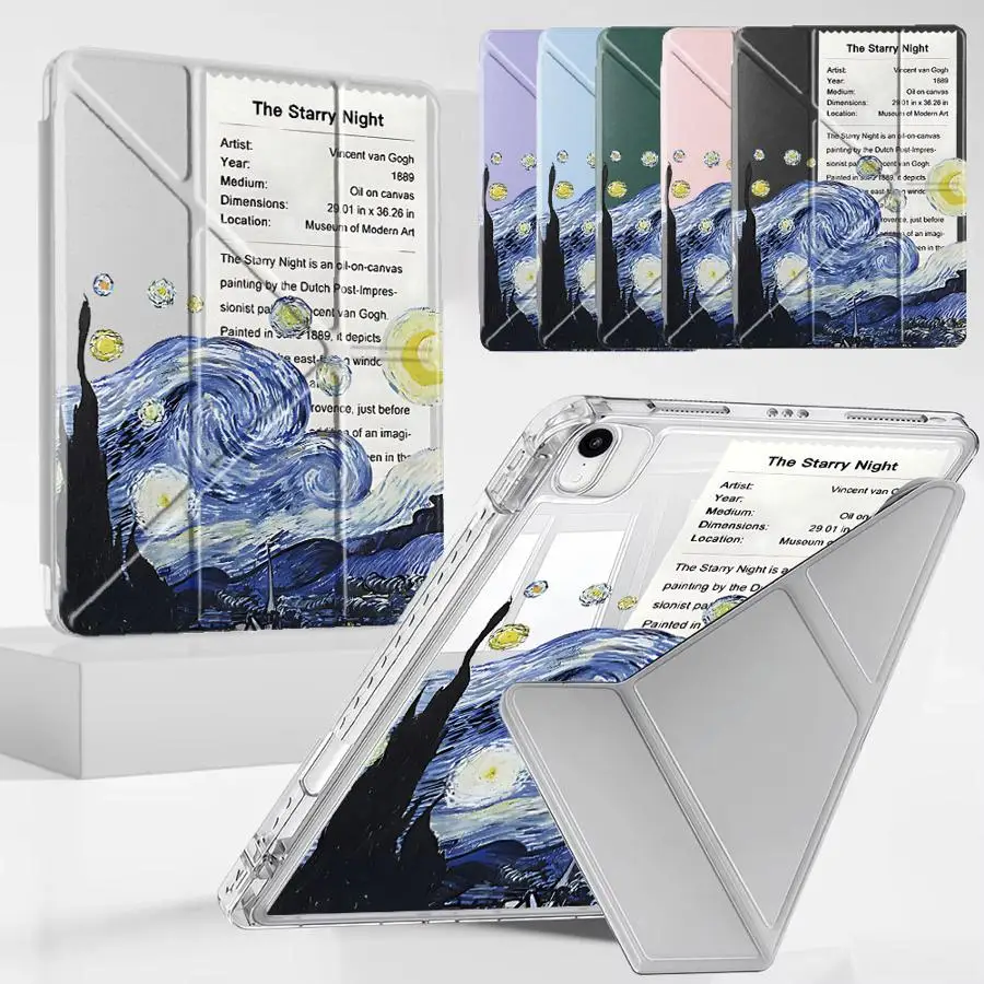 Starry Night Art Pattern Tablet Case For iPad Pro 11th 10th 9th 8th 7th 12.9inch Pro 2025 Mini 6 7 Air 4 5 M3 M2 1 2 M4 11inch
Starry Night Art Pattern Tablet Case For iPad Pro 11th 10th 9th 8th 7th 12.9inch Pro 2025 Mini 6 7 Air 4 5 M3 M2 1 2 M4 11inch