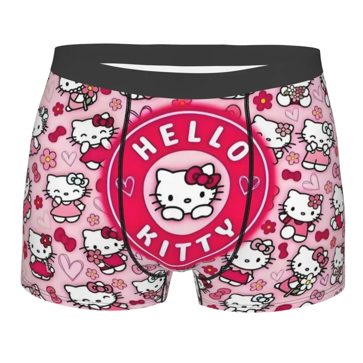 Нижнее белье в стиле аниме «Hello Kitty Kawaii», мужские японские боксеры с принтом мультфильмов, трусы, мягкие трусы
Нижнее белье в стиле аниме «Hello Kitty Kawaii», мужские японские боксеры с принтом мультфильмов, трусы, мягкие трусы