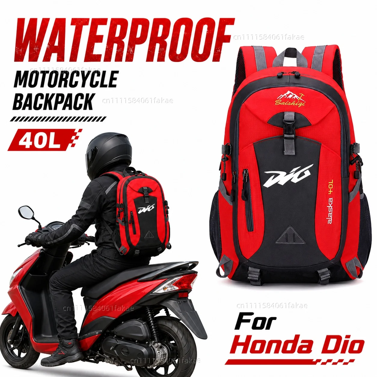 For Honda Dio 50 ZX50 DJ-1 DJ-1RR AF19 AF18 SR AF20 ZX AF25 AF27 AF28 AF34 AF35 Motorcycle Backpack 40L Waterproof Travel
For Honda Dio 50 ZX50 DJ-1 DJ-1RR AF19 AF18 SR AF20 ZX AF25 AF27 AF28 AF34 AF35 Motorcycle Backpack 40L Waterproof Travel
