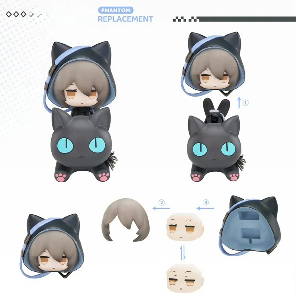 Original APEX-TOYS Arknights Happy Shake Phantom Q-version rocking music 10CM Anime Figure PVC Model Collectible Toys For Boys
Original APEX-TOYS Arknights Happy Shake Phantom Q-version rocking music 10CM Anime Figure PVC Model Collectible Toys For Boys