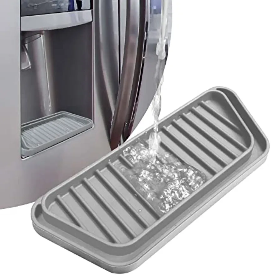Refrigerator Drip Catcher Tray, Protector Ice and Water Dispenser Pan, Fridge Spills Water Pad Catch Basin for Drainage Rectang
Refrigerator Drip Catcher Tray, Protector Ice and Water Dispenser Pan, Fridge Spills Water Pad Catch Basin for Drainage Rectang