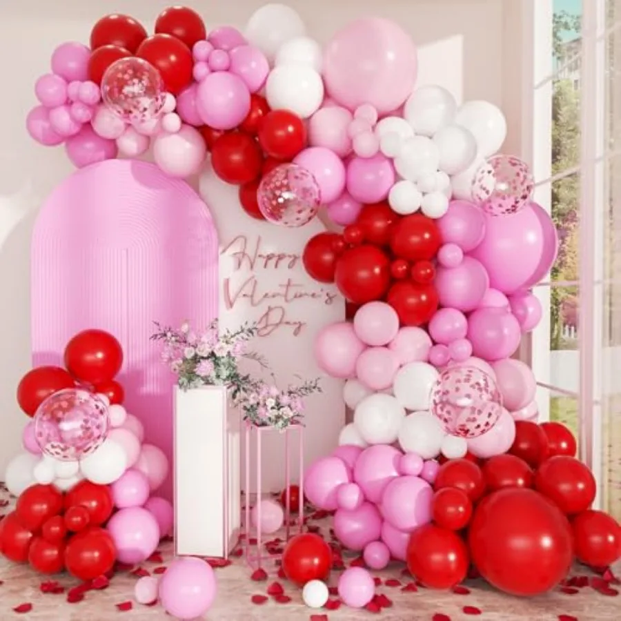 Hot Balloon Arch Kit, 168 Pcs Hot Balloon Garland, 18 12 10 inch Latex Confetti and White Balloons for Birthday Day Decorations
Hot Balloon Arch Kit, 168 Pcs Hot Balloon Garland, 18 12 10 inch Latex Confetti and White Balloons for Birthday Day Decorations
