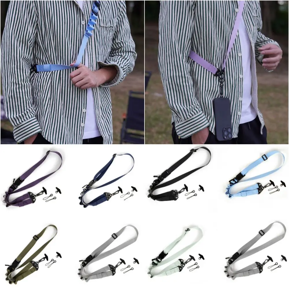 Multi-functional Cell Phone Strap Magnetic Snap Adjustable Belt Anti-lost Lanyard Nylon Reducing Load Mobile Phone Necklace Cord
Multi-functional Cell Phone Strap Magnetic Snap Adjustable Belt Anti-lost Lanyard Nylon Reducing Load Mobile Phone Necklace Cord