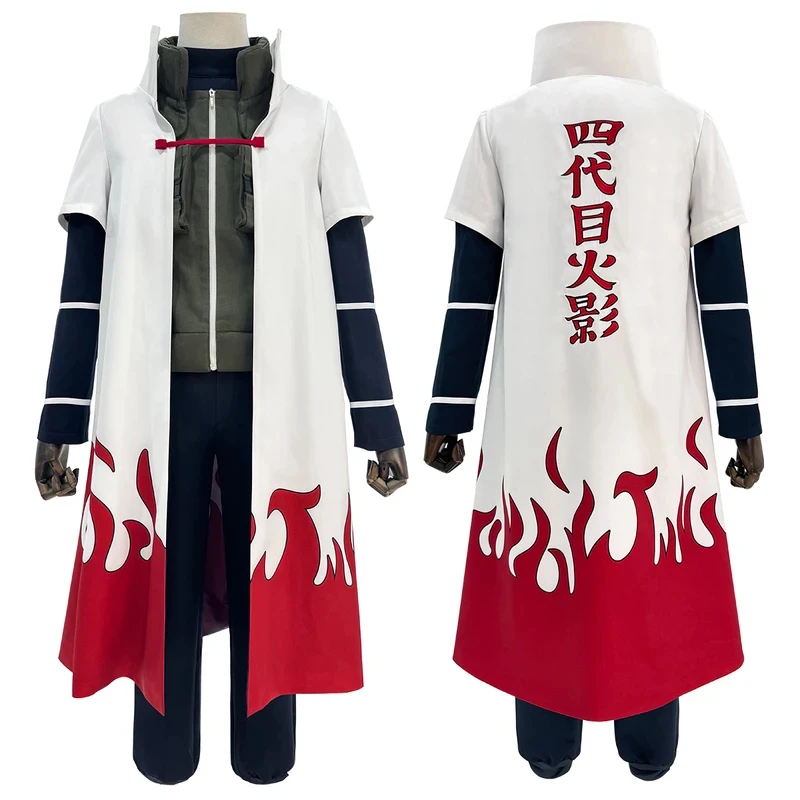 Anime Namikaze Minato Cosplay Costume Cloak Vest T-shirt Pants Pouch Cos Convention Giftx,3;b'2.
Anime Namikaze Minato Cosplay Costume Cloak Vest T-shirt Pants Pouch Cos Convention Giftx,3;b'2.