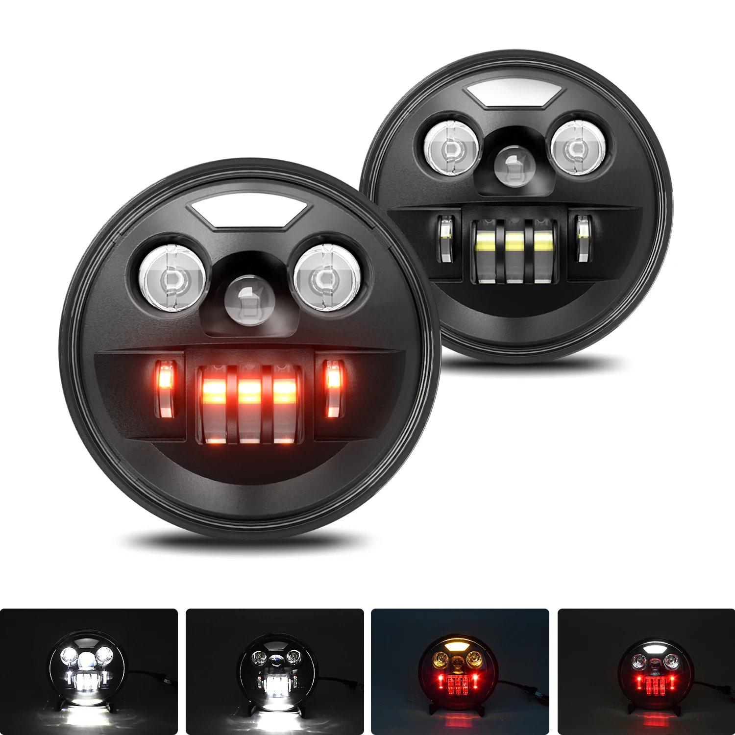 7 Inch LED Car Headlight 6000K H4 Daytime Running Light Car Work Lamp IP67 Waterproof for GMC Savana 1500 2500 3500 
7 Inch LED Car Headlight 6000K H4 Daytime Running Light Car Work Lamp IP67 Waterproof for GMC Savana 1500 2500 3500