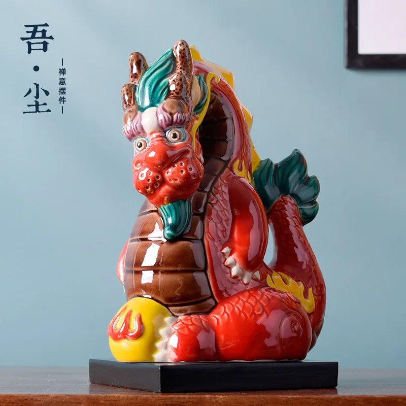 Guochaofeng керамический дракон для гостиной, ТВ-шкаф, украшение для домашнего рабочего стола, офисный жемчужный подарок
Guochaofeng керамический дракон для гостиной, ТВ-шкаф, украшение для домашнего рабочего стола, офисный жемчужный подарок