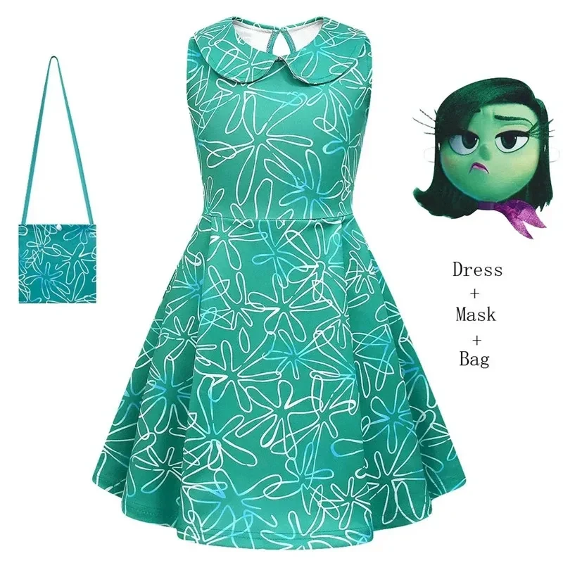 New Halloween Cosplay Costume Anime Movie Inside Out Disgust Envy Joy Inspired Dress mask bag Kids Christmas Sc 2026★
New Halloween Cosplay Costume Anime Movie Inside Out Disgust Envy Joy Inspired Dress mask bag Kids Christmas Sc 2026★