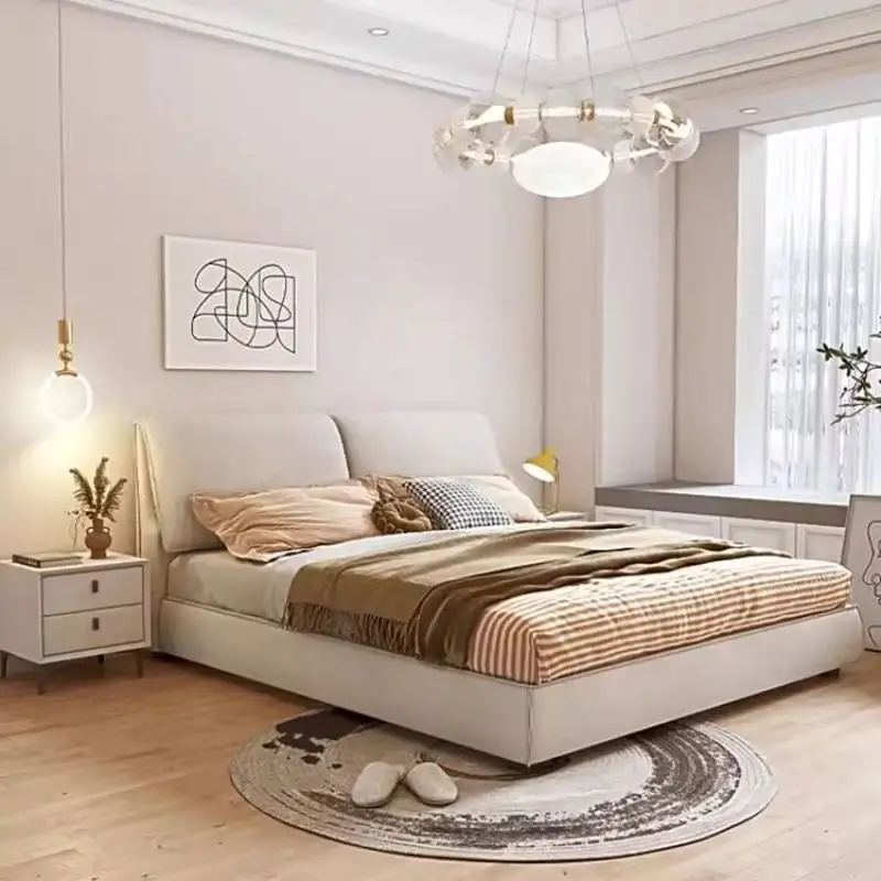 Unique Modern Double Bed Design Beige Minimalist Japanese Pliable Double Bed Frame Storage Base Cama Matrimonial Furniture Home
Unique Modern Double Bed Design Beige Minimalist Japanese Pliable Double Bed Frame Storage Base Cama Matrimonial Furniture Home