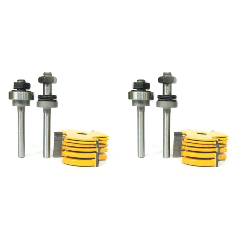 A84X-16Pc 1/4Inch Shank Slot ,Assembly 12 Cutters & 4 Arbors Router Bit Set
A84X-16Pc 1/4Inch Shank Slot ,Assembly 12 Cutters & 4 Arbors Router Bit Set