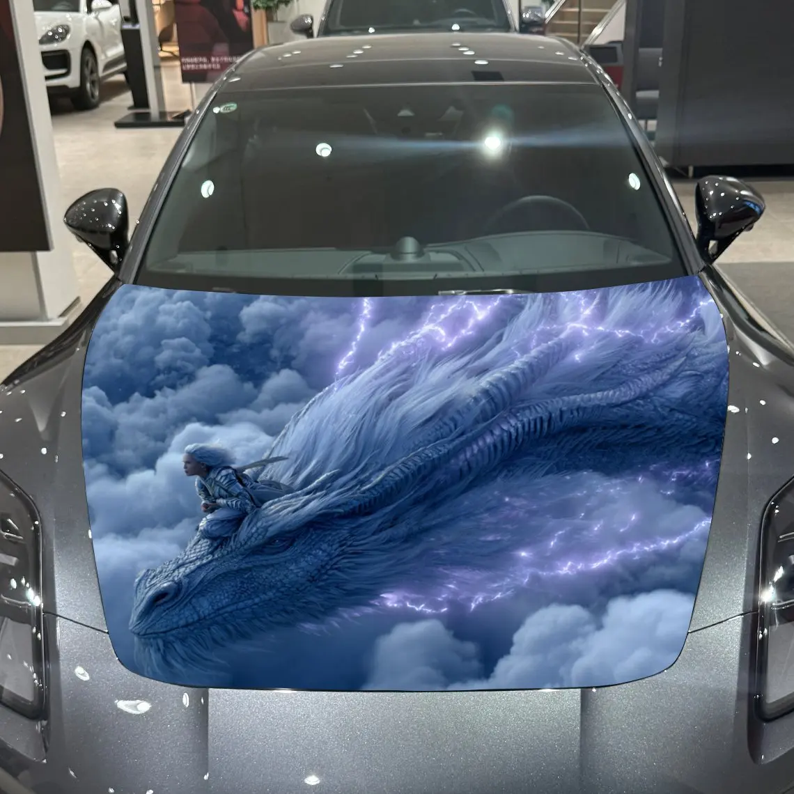 Lightning Dragon Warrior Car Hood Cover Stickers-Sturdy Vinyl Stickers Suitable For Various Vehicles, Made Of High-quality Outdo
Lightning Dragon Warrior Car Hood Cover Stickers-Sturdy Vinyl Stickers Suitable For Various Vehicles, Made Of High-quality Outdo