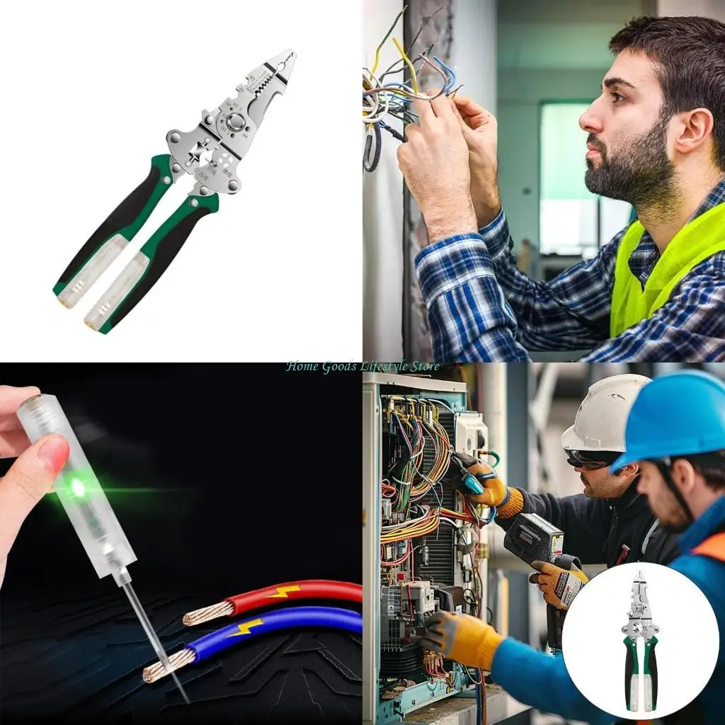 E74E инструмент для зачистки проводов, многофункциональные инструменты для зачистки проводов, электрические 16 в 1, кусачки для
E74E инструмент для зачистки проводов, многофункциональные инструменты для зачистки проводов, электрические 16 в 1, кусачки для