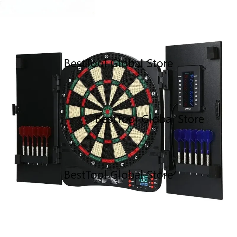 Dart Board, Electronic With Light, For 1-8 Players Multi-Game Set, Indoor Interactive Game for Family Entertainment Fun
Dart Board, Electronic With Light, For 1-8 Players Multi-Game Set, Indoor Interactive Game for Family Entertainment Fun