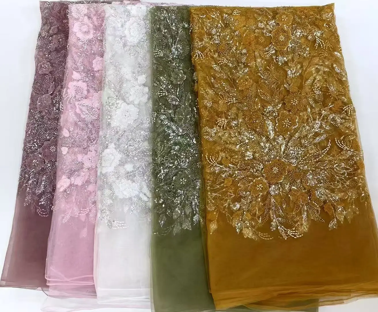 Luxury Nigerian Handmade Beads Net Lace Fabric 2025 High Quality Sequins Embroidery African French Lace Fabric for Dress
Luxury Nigerian Handmade Beads Net Lace Fabric 2025 High Quality Sequins Embroidery African French Lace Fabric for Dress