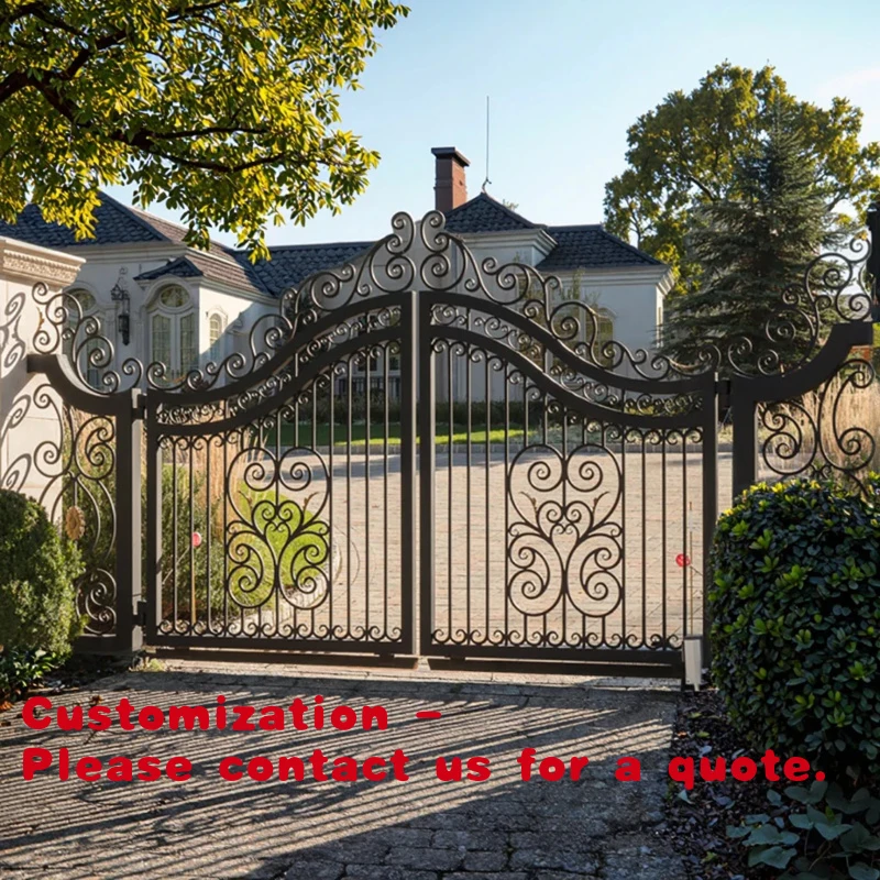 custom.Customized Modern Wrought Iron Gate Galvanized Steel Driveway Sliding Swing Gate Hotel Decorative Courtyard Ent
custom.Customized Modern Wrought Iron Gate Galvanized Steel Driveway Sliding Swing Gate Hotel Decorative Courtyard Ent