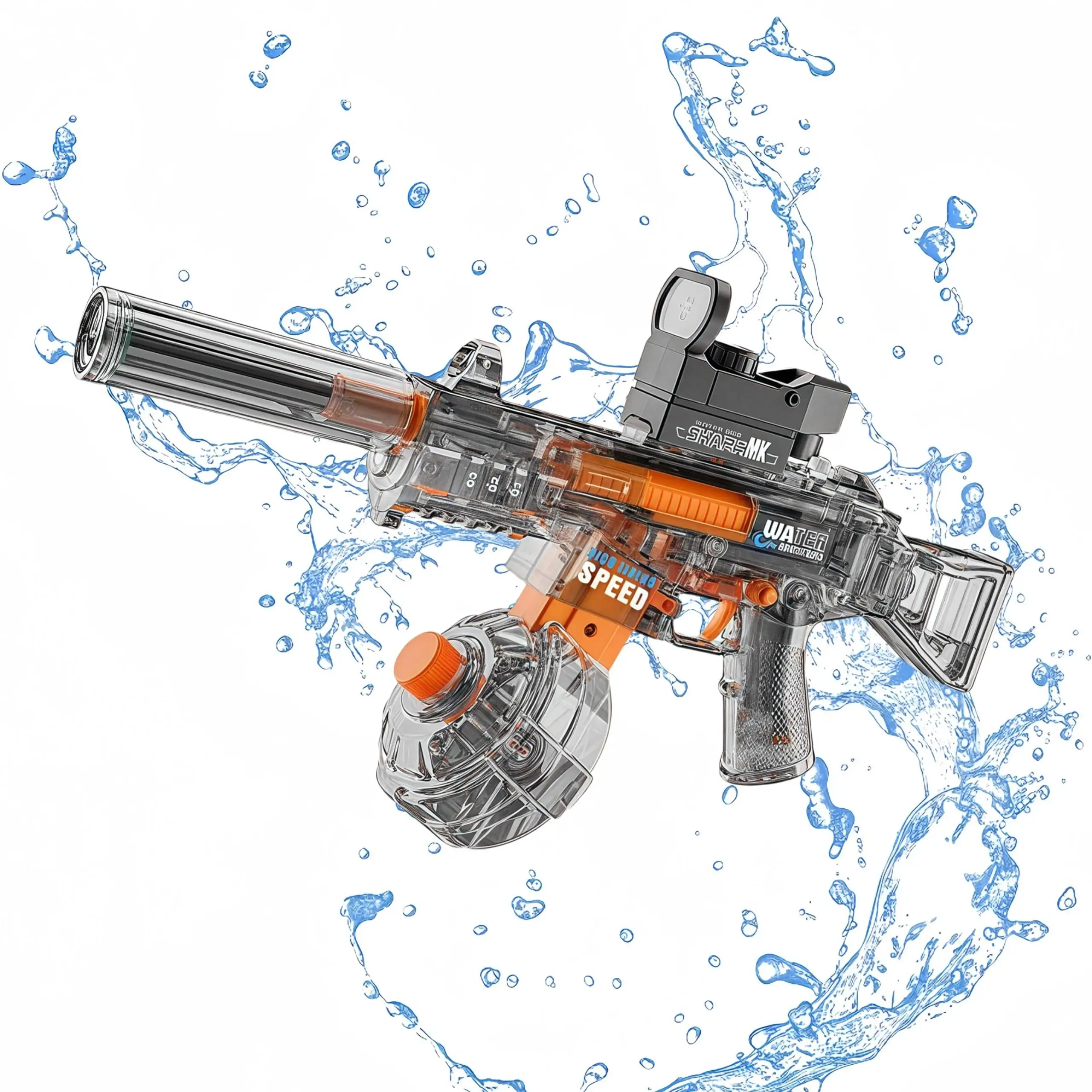 Summer Outdoor Shooting Game Water Toys for Electric Burst Submachine Gun UMP45 Water Gun With Fire Effect Light
Summer Outdoor Shooting Game Water Toys for Electric Burst Submachine Gun UMP45 Water Gun With Fire Effect Light
