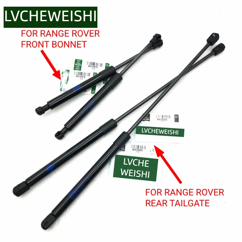 2pcs of Gas Spring for Land Rover Range Rover L322 2002- 2012 BKK760010 Front Bonnet Gas Strut BHE760020 Rear Tailgate Gas Lifts
2pcs of Gas Spring for Land Rover Range Rover L322 2002- 2012 BKK760010 Front Bonnet Gas Strut BHE760020 Rear Tailgate Gas Lifts