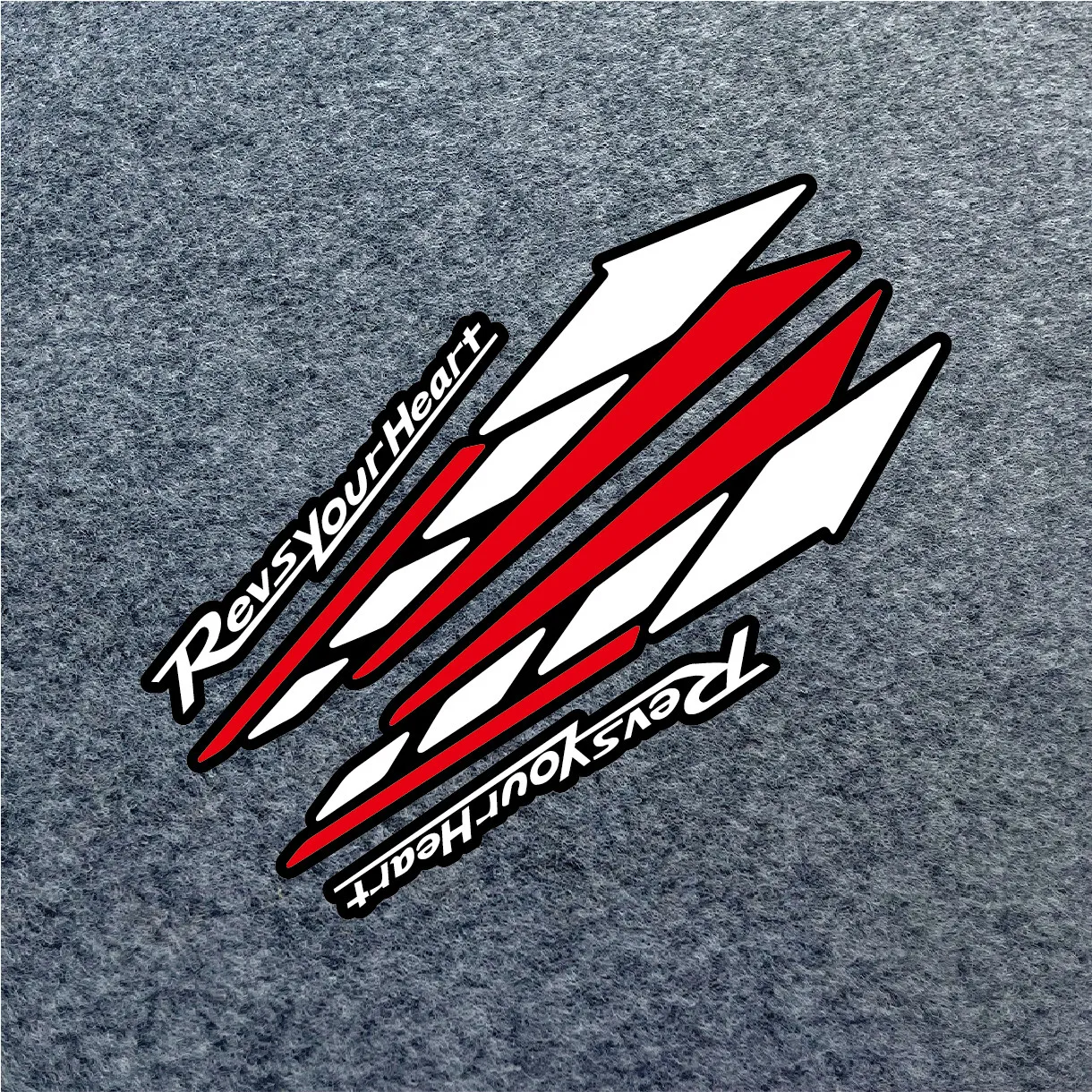 Racing Revs Your Heart Letter Stickers Waterproof Anti-scratch Vinyl Decals Universal Motorbike Scooter Auto Exterior Decoration
Racing Revs Your Heart Letter Stickers Waterproof Anti-scratch Vinyl Decals Universal Motorbike Scooter Auto Exterior Decoration