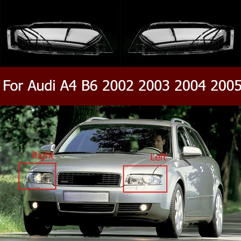 Front Headlight Lens Cover For Audi A4 B6 2002 2003 2004 2005 Transparent Lampshade Clear Car Headlamp Shell
Front Headlight Lens Cover For Audi A4 B6 2002 2003 2004 2005 Transparent Lampshade Clear Car Headlamp Shell