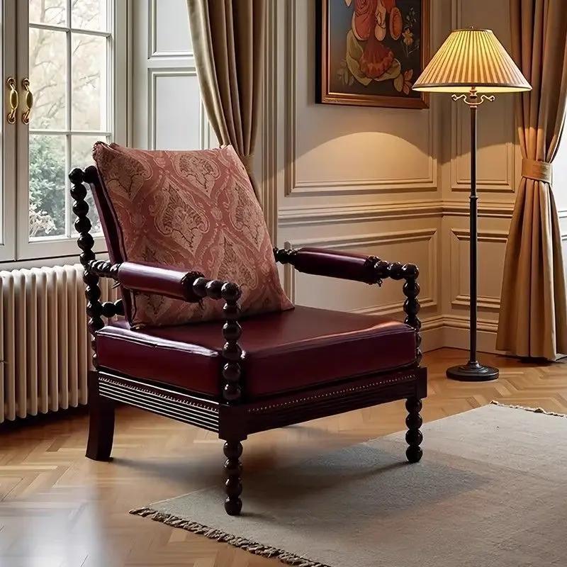 #Mid Ancient Style Floral Pearl Chair, Light Luxury High-end Single Sofa Chair American Retro Home Living Room Lazy Leisure
#Mid Ancient Style Floral Pearl Chair, Light Luxury High-end Single Sofa Chair American Retro Home Living Room Lazy Leisure