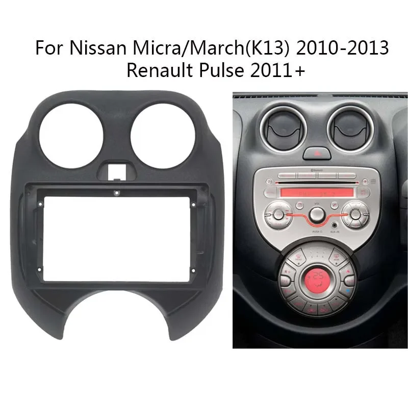 Комплект рамки автомобильного радио для Nissan March/Micra 2010 2011 2012 2013, авто стерео мультимедийный плеер, приборная панель, адаптер для крепления лицевой панели
Комплект рамки автомобильного радио для Nissan March/Micra 2010 2011 2012 2013, авто стерео мультимедийный плеер, приборная панель, адаптер для крепления лицевой панели