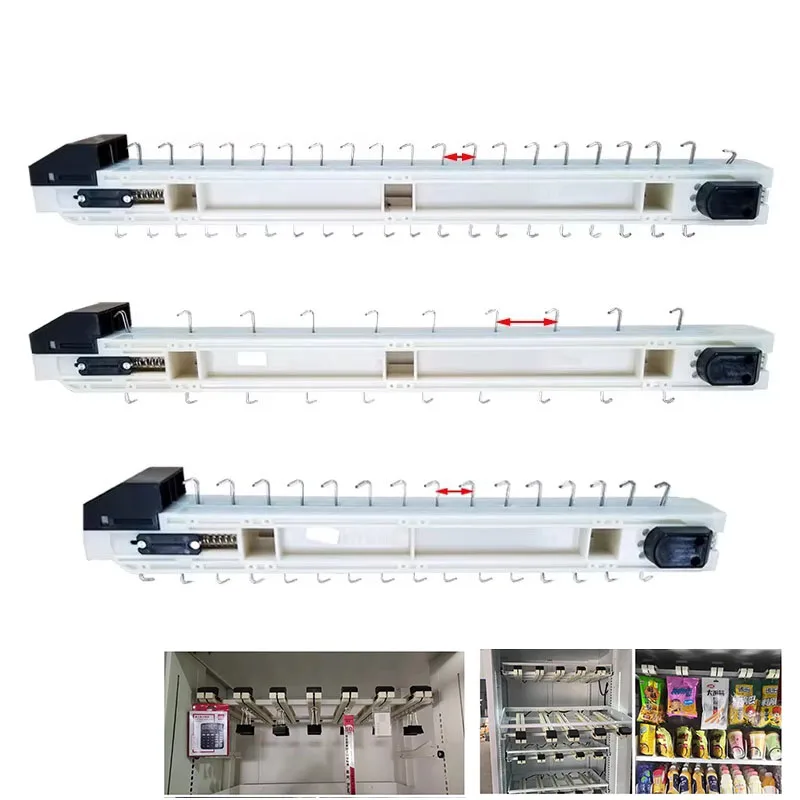 DC 24V Mini Caterpillar Vending Machine Hook Road with Built-in Motor Hanging Goods Self-service Vending Machine Accessories
DC 24V Mini Caterpillar Vending Machine Hook Road with Built-in Motor Hanging Goods Self-service Vending Machine Accessories