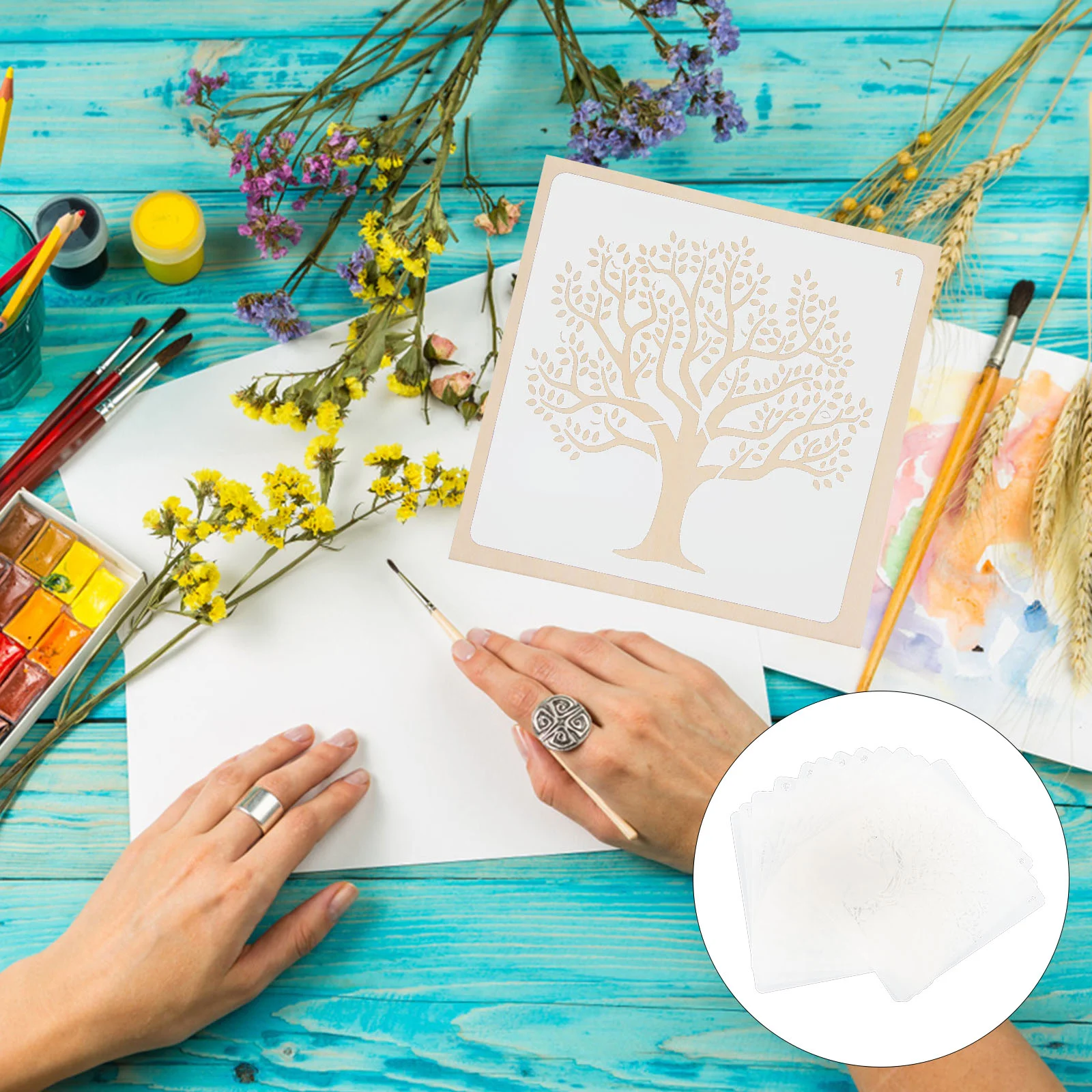 12 Sheets Stencils Painting Hollow Templates Reusable Tree Pattern Stencils for Canvas tree stencil reusable stencils
12 Sheets Stencils Painting Hollow Templates Reusable Tree Pattern Stencils for Canvas tree stencil reusable stencils