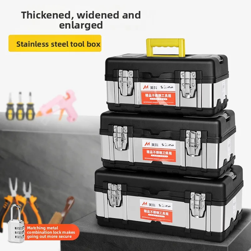 Large Plastic Handheld Tool Box Multifunctional Home Repair Storage Organizer Car Trunk Portable Plastic Toolbox Tool Chest
Large Plastic Handheld Tool Box Multifunctional Home Repair Storage Organizer Car Trunk Portable Plastic Toolbox Tool Chest