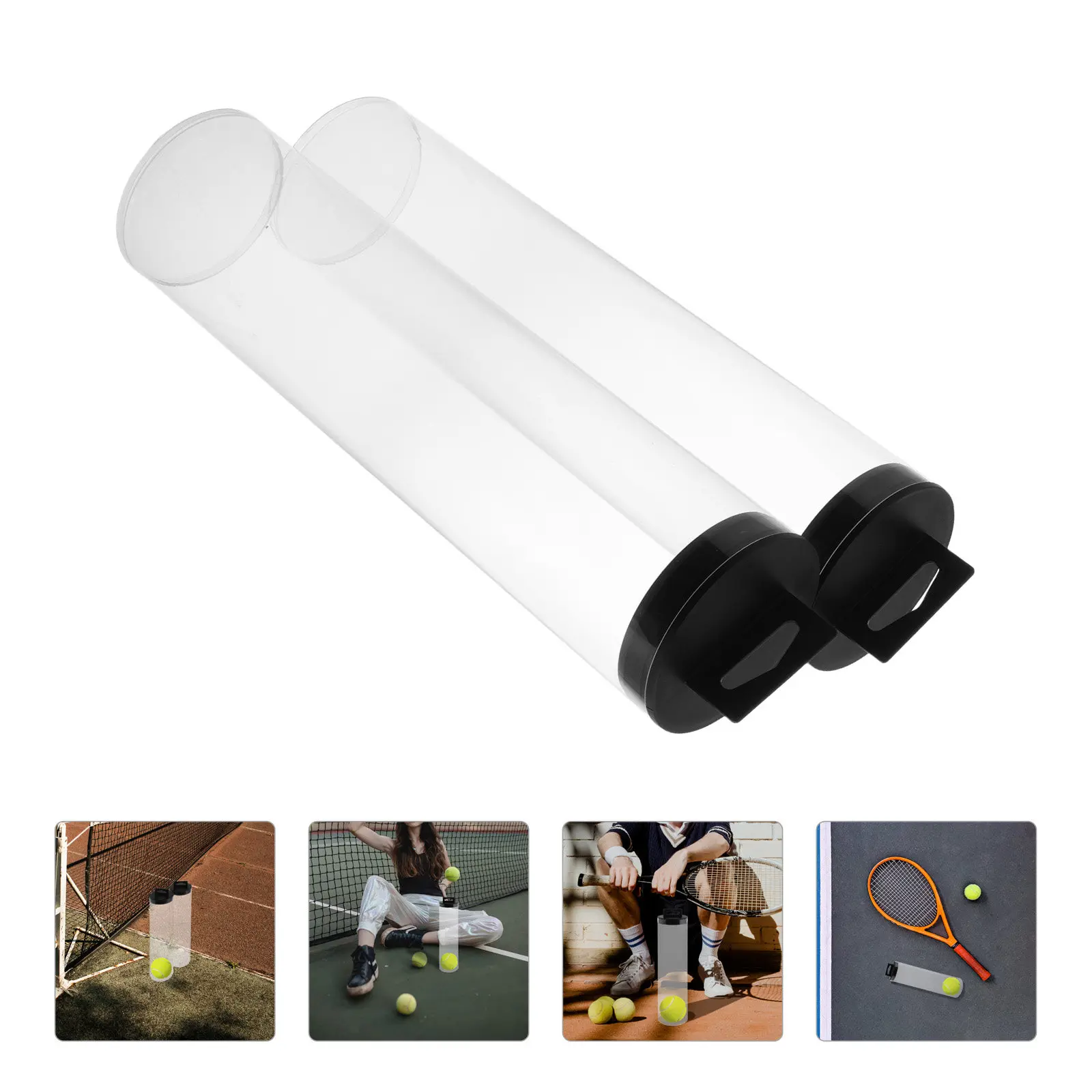 2Pcs Ball Storage Container Cylindrical Clear Plastic Tube for Tennis Pickleball Sports Equipment Organizer Display
2Pcs Ball Storage Container Cylindrical Clear Plastic Tube for Tennis Pickleball Sports Equipment Organizer Display