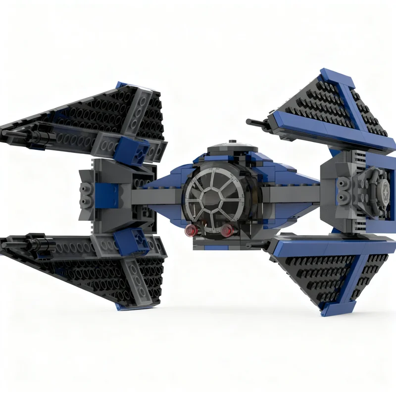 228PCS MOC Star Battle TIE Interceptor 6206 Updated Space Fighter Model Custom Puzzle DIY Creative Ideas Kids Toy Birthday Gift
228PCS MOC Star Battle TIE Interceptor 6206 Updated Space Fighter Model Custom Puzzle DIY Creative Ideas Kids Toy Birthday Gift