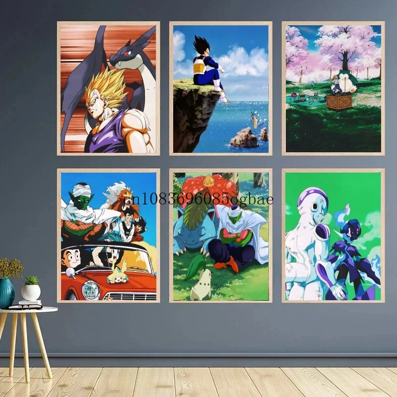 Classic Anime Dragon Ball and Pokemon Poster Action Figures Canvas Painting Wall Decoration HD Poster Kids Room Art Decorate
Classic Anime Dragon Ball and Pokemon Poster Action Figures Canvas Painting Wall Decoration HD Poster Kids Room Art Decorate