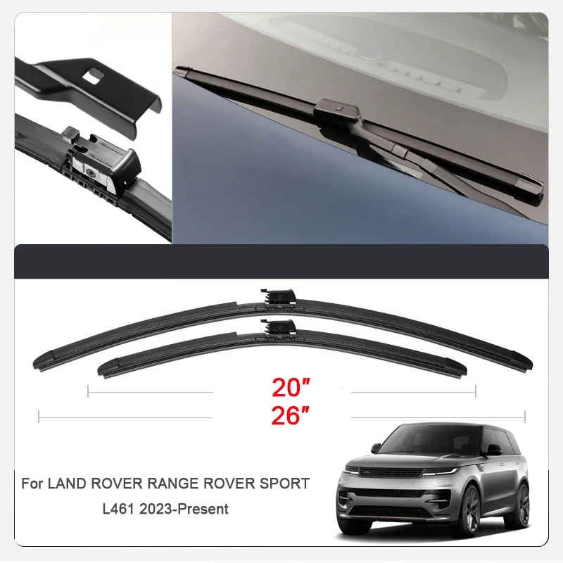 2PCS Car Blade Front Windshield Rubber With Water Spray Wiper For RANGE ROVER SPORT L461 2023-2026
2PCS Car Blade Front Windshield Rubber With Water Spray Wiper For RANGE ROVER SPORT L461 2023-2026