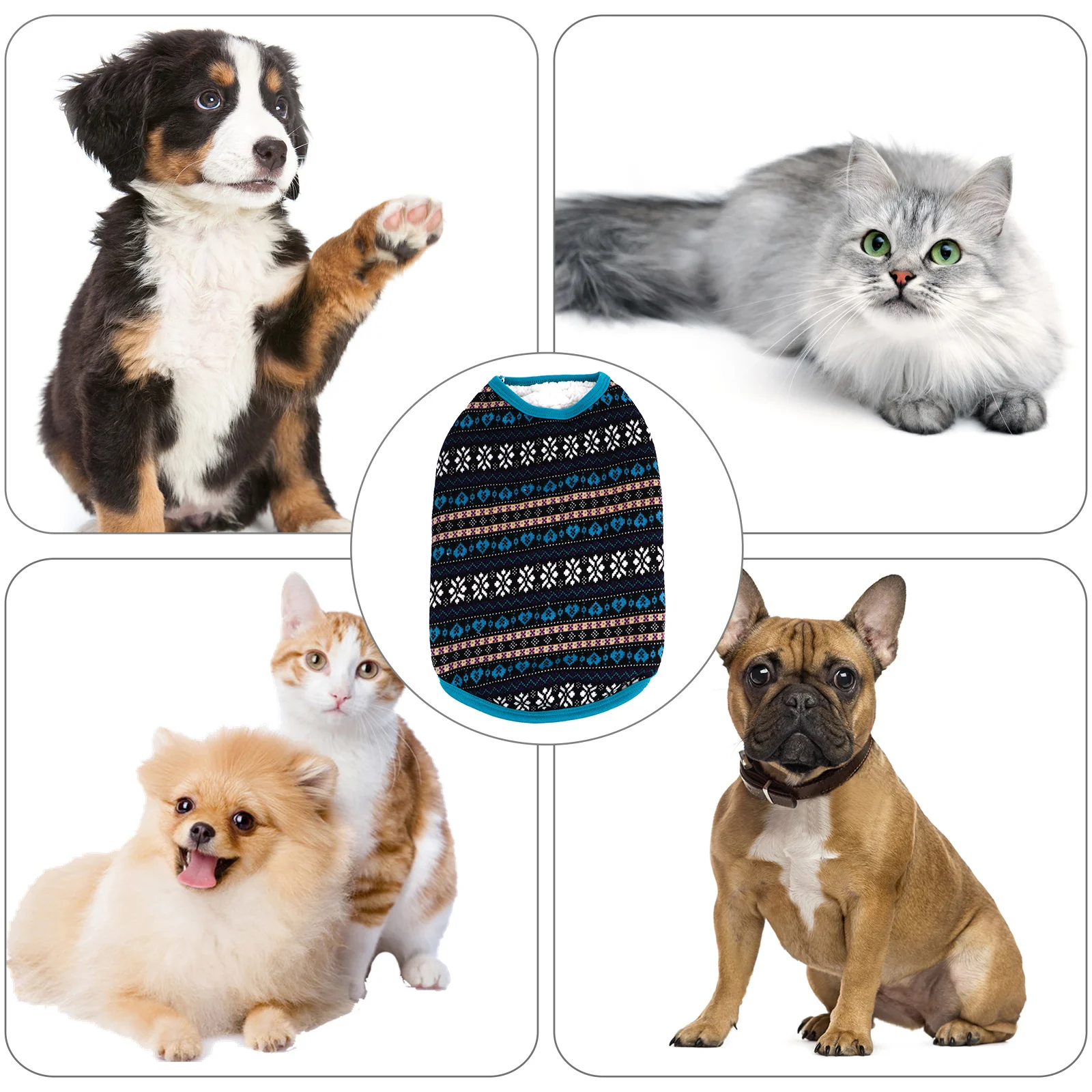 Warm Pet Sweater for Dogs Creative Design Winter Dog Coat Easy to Put on Cozy Fit for Daily Wear Sleep Photos and Outdoor Use
Warm Pet Sweater for Dogs Creative Design Winter Dog Coat Easy to Put on Cozy Fit for Daily Wear Sleep Photos and Outdoor Use