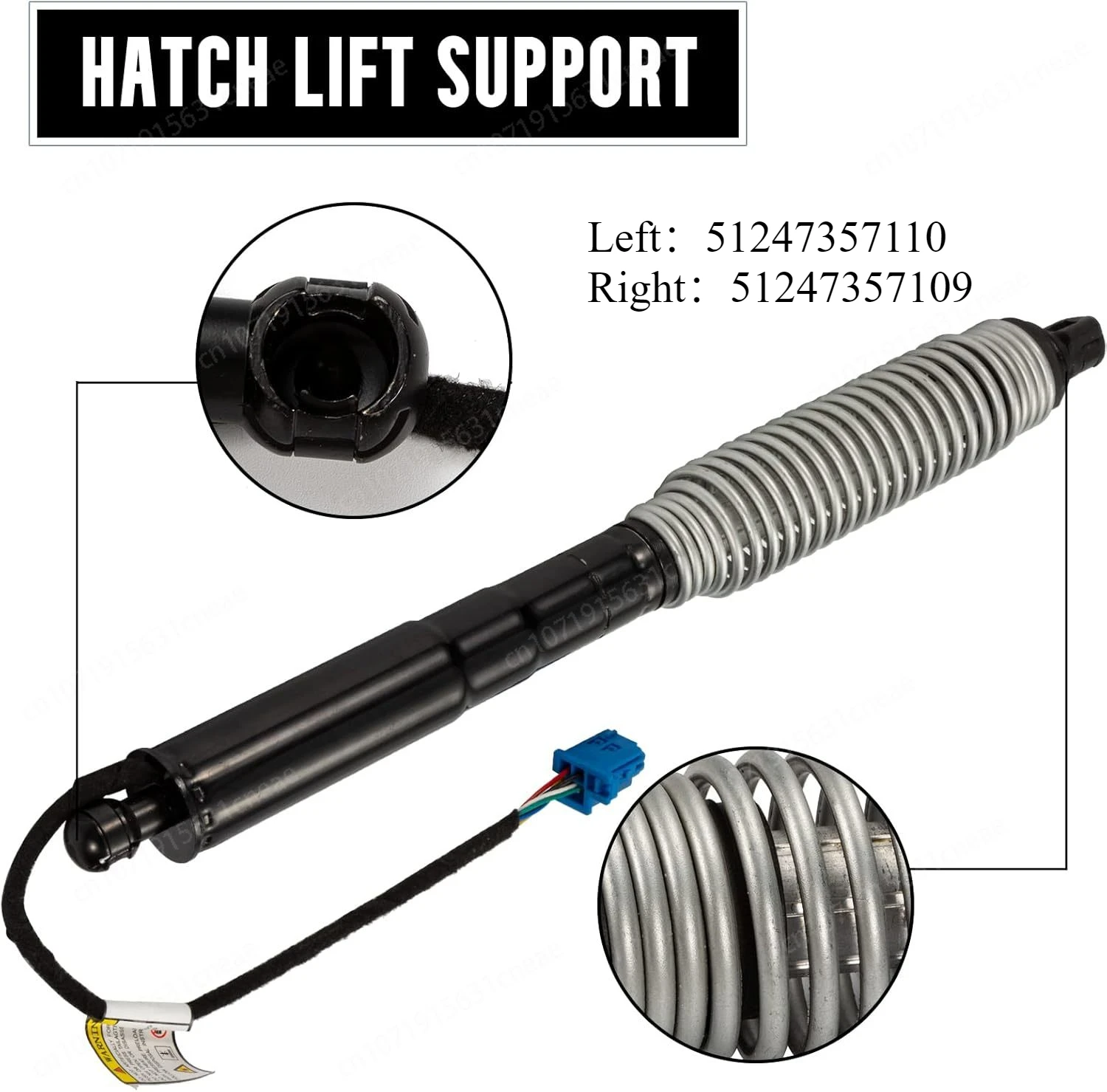 Rear Power Liftgate Electric Tailgate Strut 51247357110 51247357109 For BMW 7 Series G11G12 2016-2019
Rear Power Liftgate Electric Tailgate Strut 51247357110 51247357109 For BMW 7 Series G11G12 2016-2019