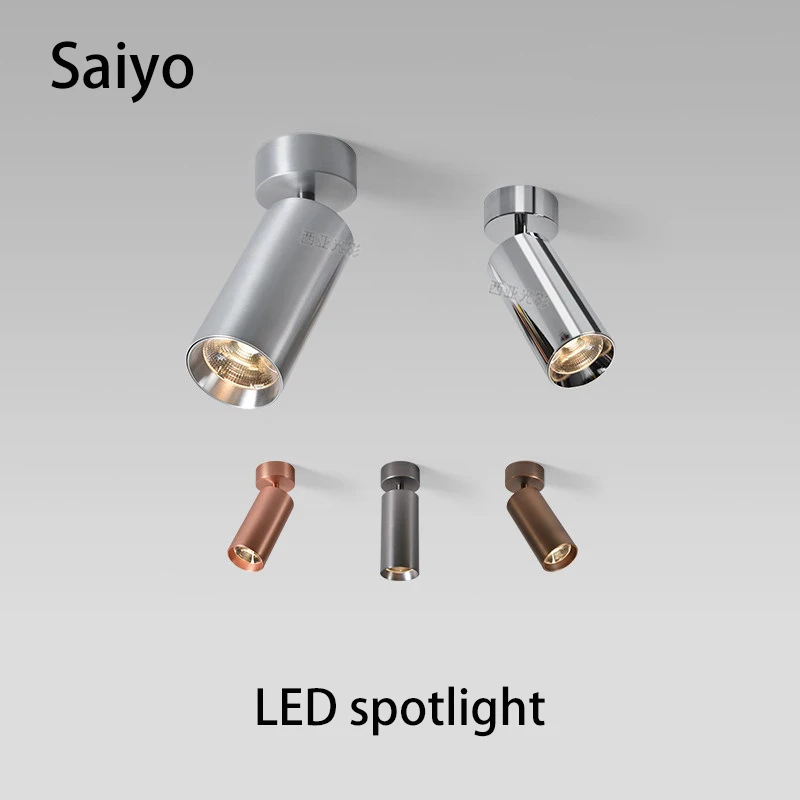 Led Spotlights Bauhaus Surface Mounted Spot Light Stainless Steel Silver Color Ceiling Lamp Industrial Style Big Power COB Foco
Led Spotlights Bauhaus Surface Mounted Spot Light Stainless Steel Silver Color Ceiling Lamp Industrial Style Big Power COB Foco