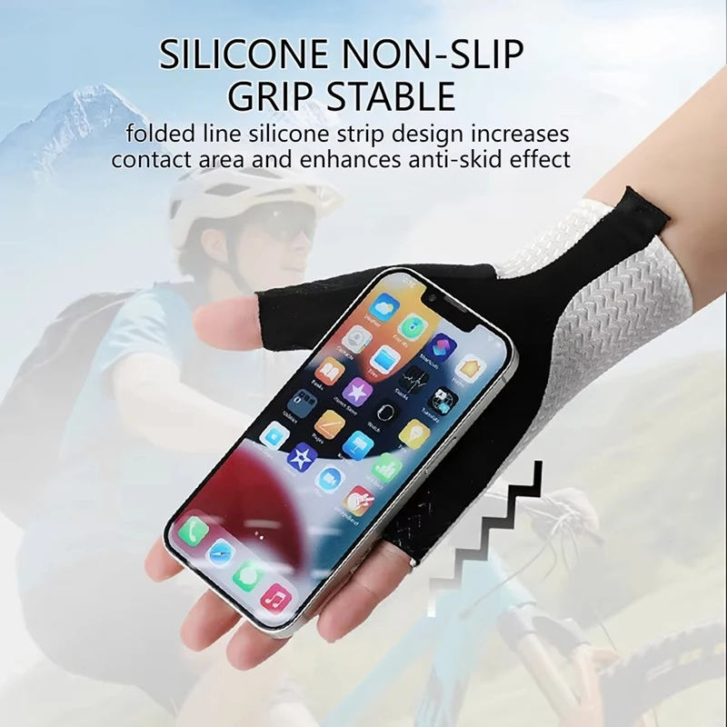 Summer Breathable Half Finger Cycling Gloves Ultralight Road Bike Gloves Anti-Slip Silicone Pad Cooling Sport Gear 
Summer Breathable Half Finger Cycling Gloves Ultralight Road Bike Gloves Anti-Slip Silicone Pad Cooling Sport Gear